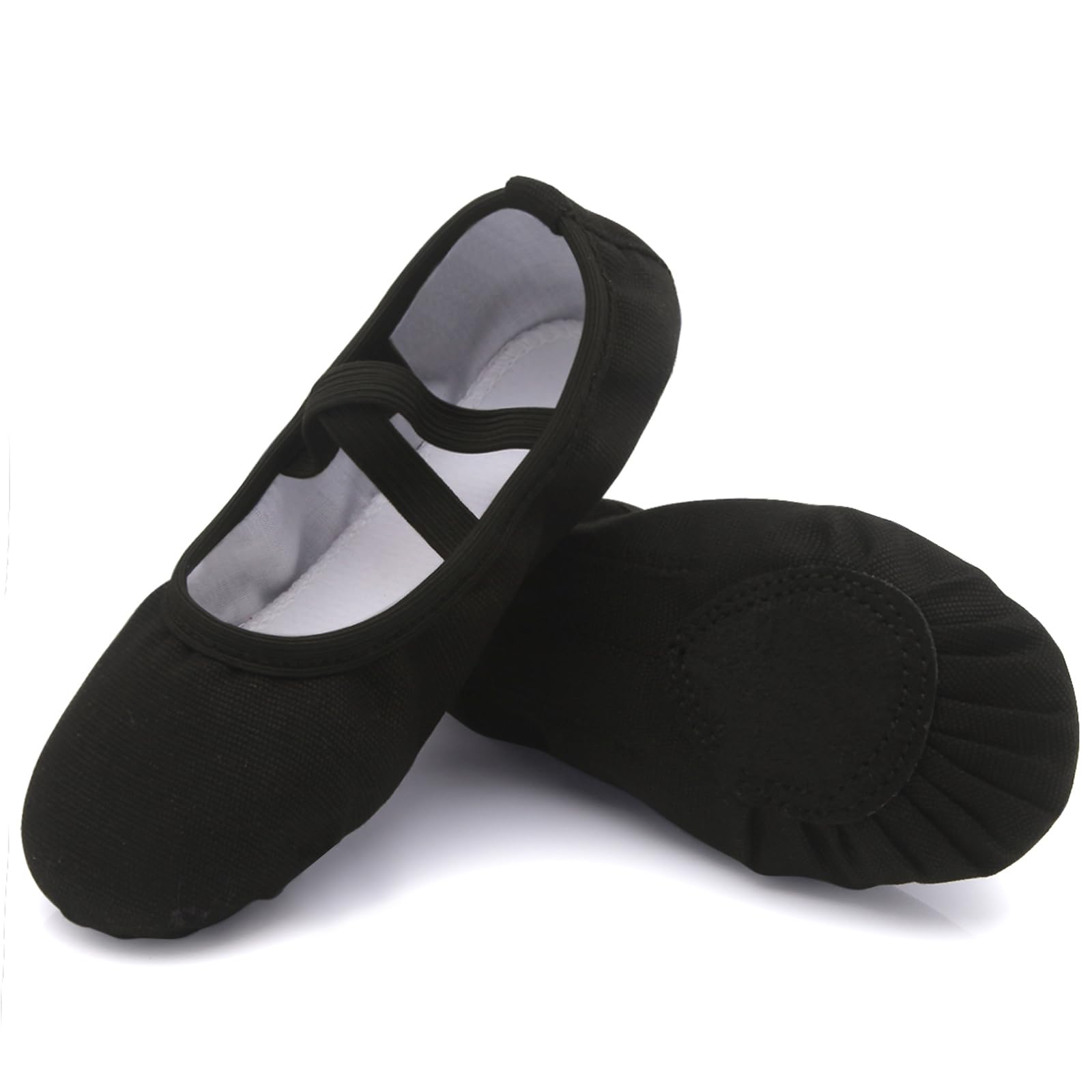 Kinder und Erwachsene Acfoda Ballettschuhe mit Geteilter Ledersohle Gr. 22-44