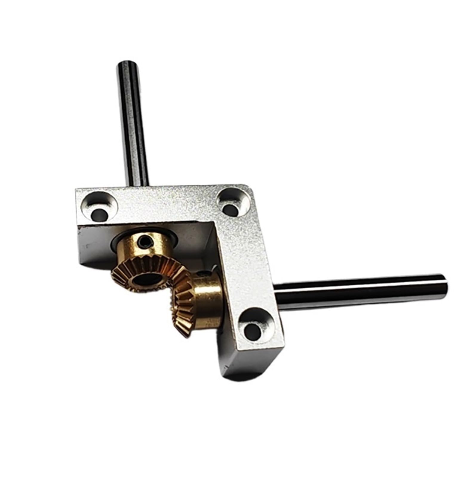 Mini rechtwinkliger Kommutator Micro 90 Grad 1:1 Kegelradgetriebe DIY Selbstmontage Modell Antriebsgehäuse Wellendurchmesser 4 mm/5 mm(4MM Shaft)