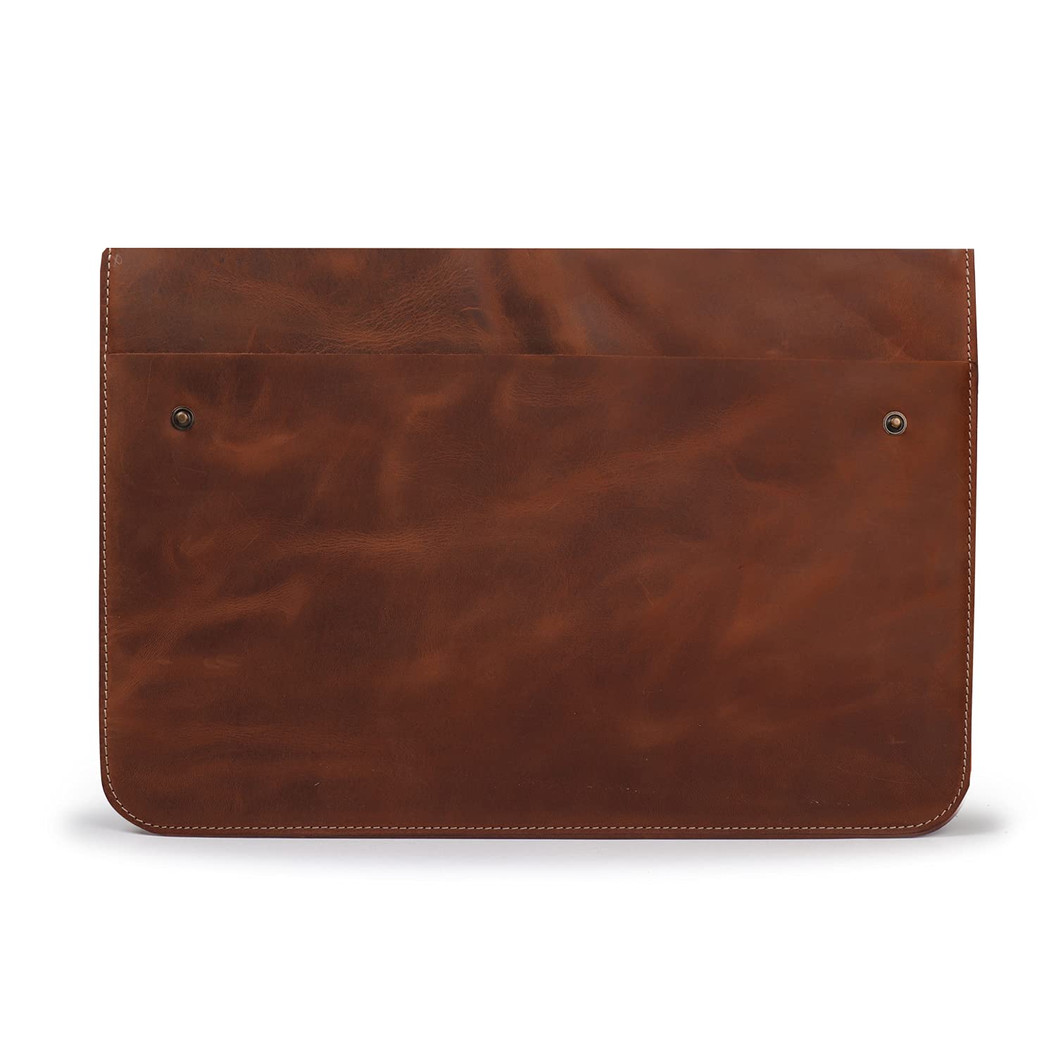 MegaGear Custodia in Pelle a Grana Superiore per MacBook - Borsa per MacBook Pro e MacBook Air - 16 Pollici - 15 Pollici - 15.5 Pollici (M4, M3, M2, M1, Pro & Max) Modelli dal 2020 al 2024