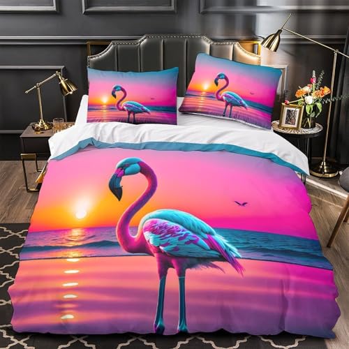 Linge de lit 3D vibrant avec housse de couette king size - 2