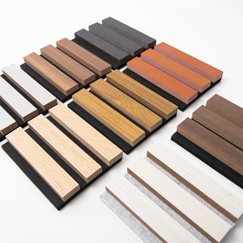 Art3d Wood Slat Acoustic Panels for Stylish Decor and Noise Reduction, 3D Textured Panel for Ceiling and Wall, Samples Pack - Image 6
