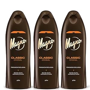 3 Bottles of Magno Shower Gel 18.3oz./550ml by MAGNO