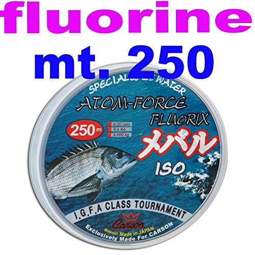 Globe fishing Filo FLUOROCARBON 250M Pesca Mare