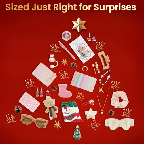 Image of Bearhug 2026 Advent Calendar for Women & Teens - Christmas Countdown Calendar Gift Set with individual box packaging, Trend-Infused Beauty & Lifestyle Gifts (Her Holiday Wishlist)