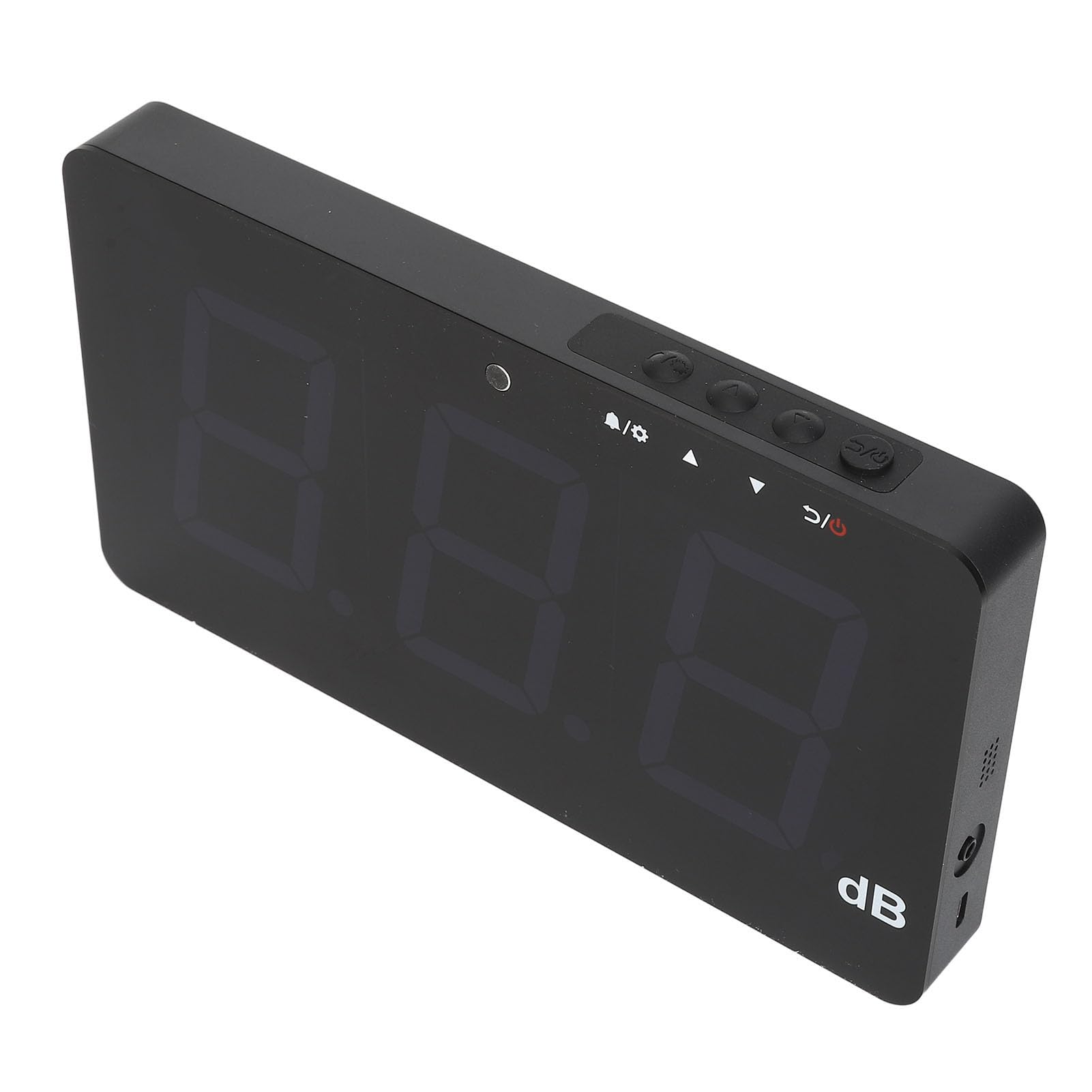 Digitales Schallpegel-Messgerät mit Dezibel-Messung, 24,4cm LCD-Display, 30-130dB Messbereich, 3600mAh Akku für Büro Fabrik Zuhause Wandmontage möglich