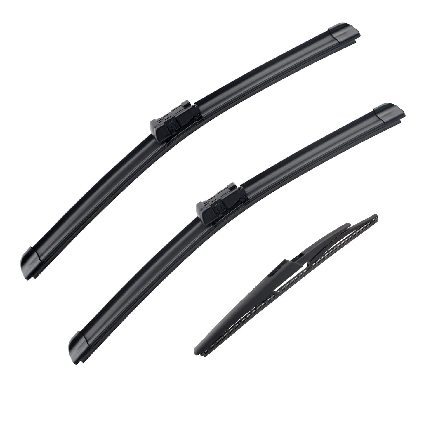 24"+20" Windshield Wipers With 15" Rear Wiper Blade Sets Automotive Replacement for BMW X5 2007-2013,Easy For Installation (Pack of 3)