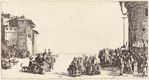 Tableau Toile Jacques Callot Le Marché aux Esclaves 60x90cm SERENDIPITP Art