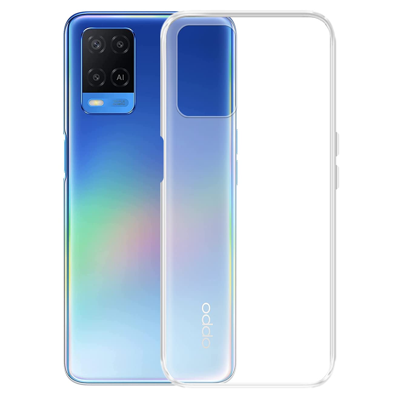 Amazon Brand - Solimo Back Cover Case for Oppo A54 | Compatible for Oppo A54 Back Cover Case | 360 Degree Protection | Soft and Flexible (TPU | Transparent) (B09BYZ5NCZ) Amazon Price History, Amazon Price Tracker
