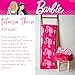 Franco Collectibles Barbie Adult Bedding Soft Cozy Chic Dream Lux Intarsia Knit Throw Blanket, 50 in x 60 in, (Officially Licensed Product)