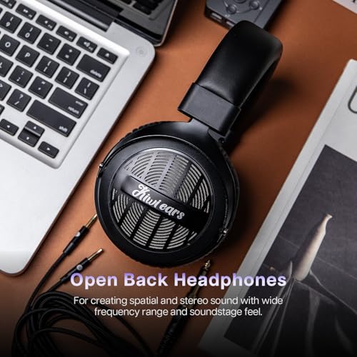 Image of Linsoul Kiwi Ears Ellipse Studio-Grade Open Back Over-Ear Headphones