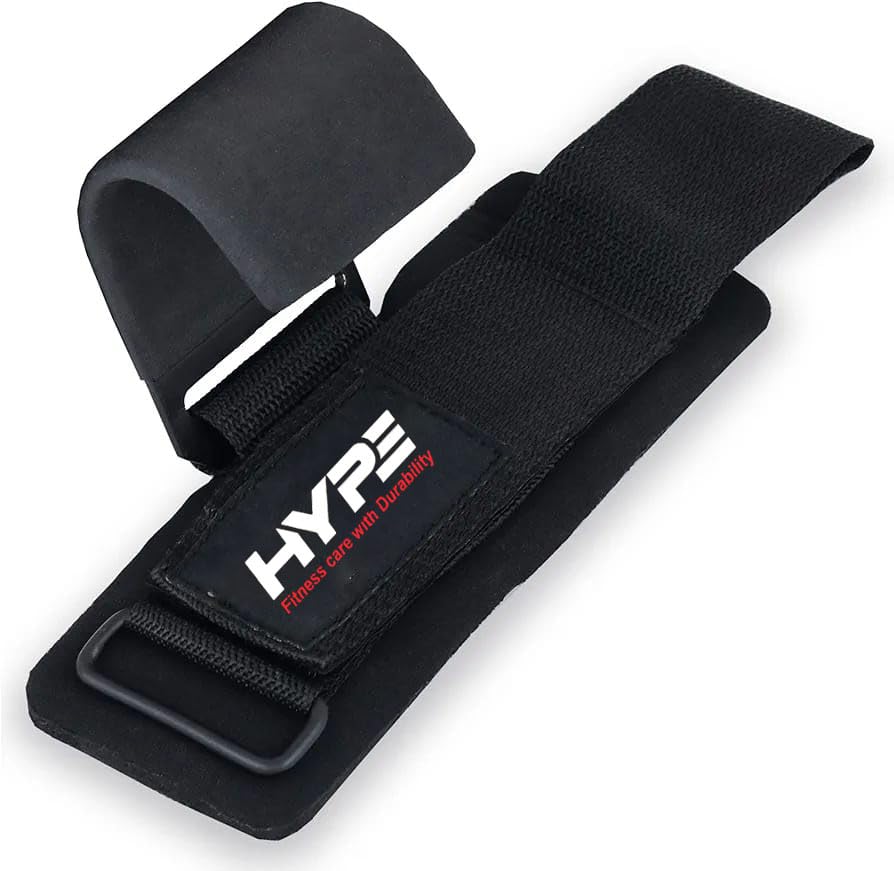 Crochets de levage Hypesports pour haltérophilie et musculation des poignets