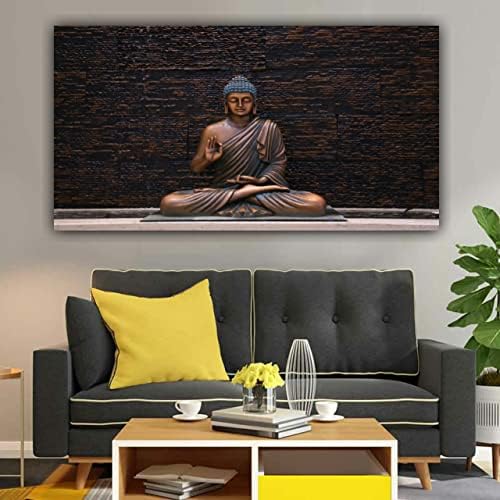 INNOVISION ARTS Lord Buddha Painting Blessing Canvas Wall Art for ...