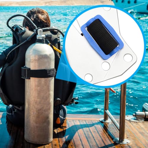Cordón de buceo anticaída con doble correa ajustable para luces y cámaras subacuáticas 2