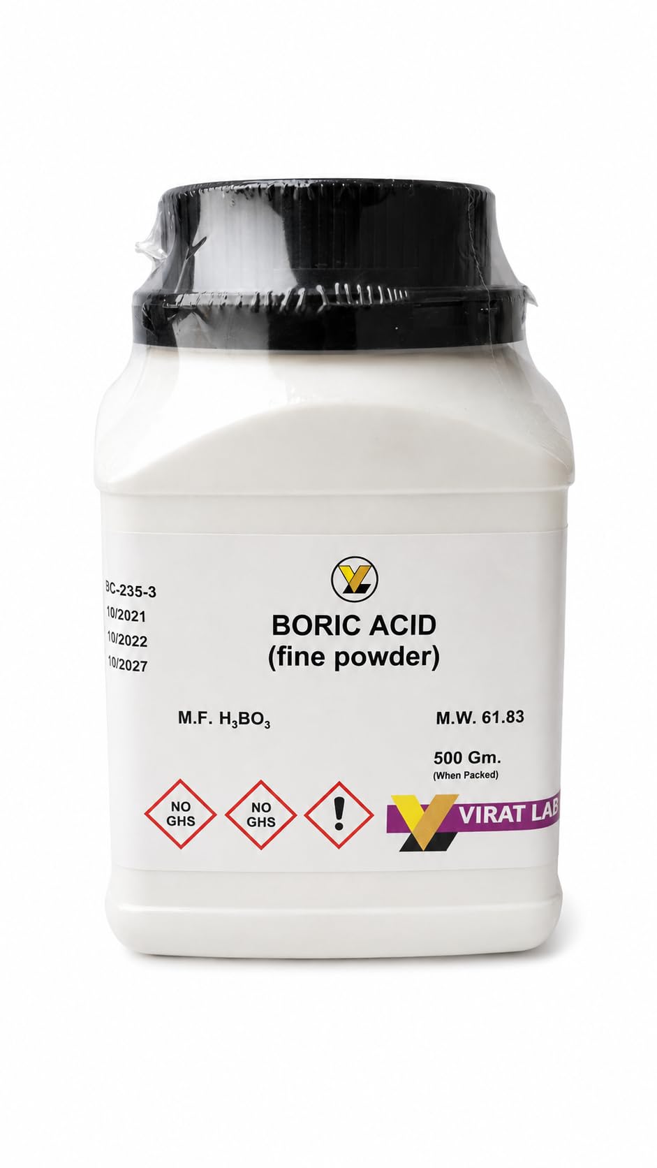 Boric Acid 99% Fine Powder 500g Orthoboric Acid | Lab Testing, Research Purpose, Fine Powder Form, 99% Purity, 500g Pack-picture-35