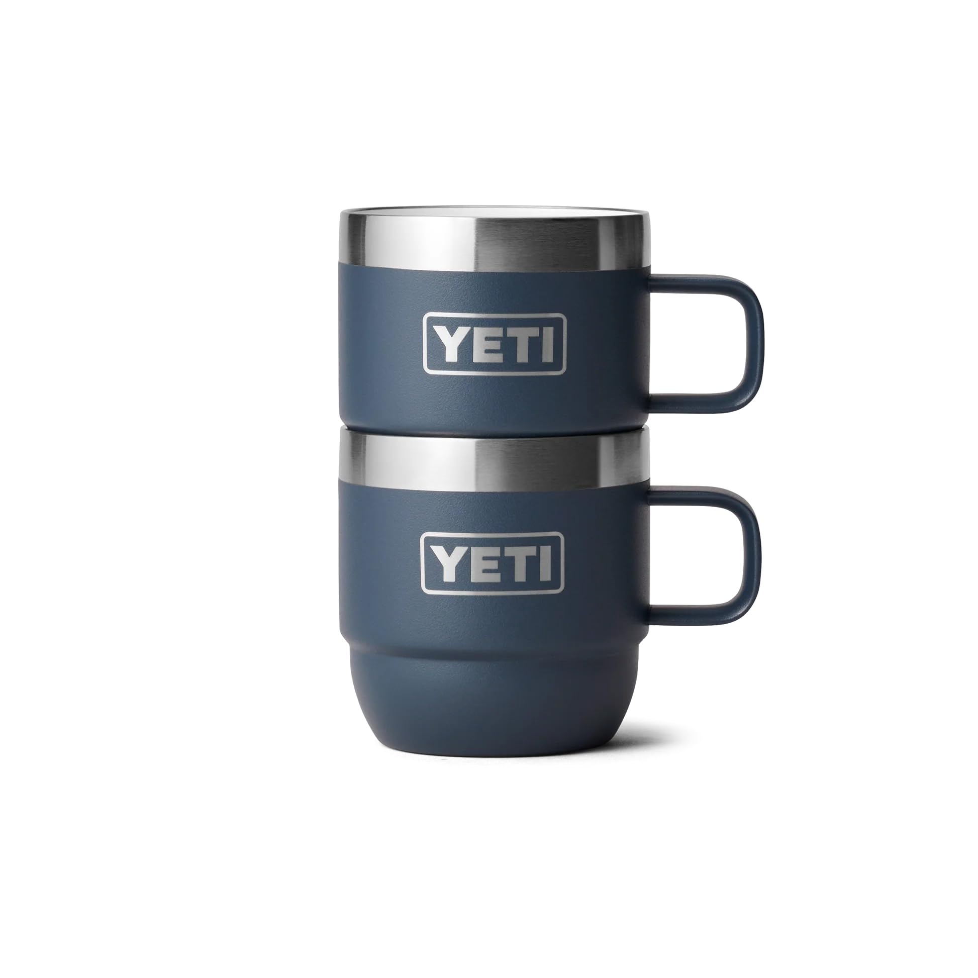 YETI Rambler Stapelbare Tasse Mit DuraSip Keramikbeschichtung, Navy, 2 Pack 6 oz (177 ml)