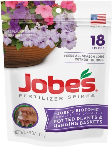 Amazon.com : Jobes 6105 Potted Plant & Hanging Basket Fertilizer