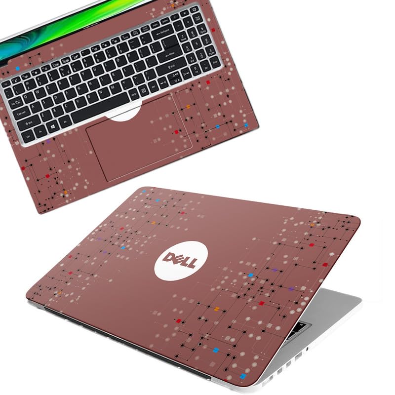 Image of Galaxsia DSGN 296 Full Body Laptop Skin Bubble-Free| Laminated & Removable | HD Quality Sticker for Laptops Upto 15.6 Inches Compatible with DELL