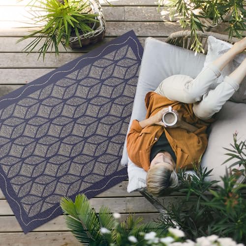 Tapis d'extérieur résistant à la décoloration pour masquer un sol de balcon - 3
