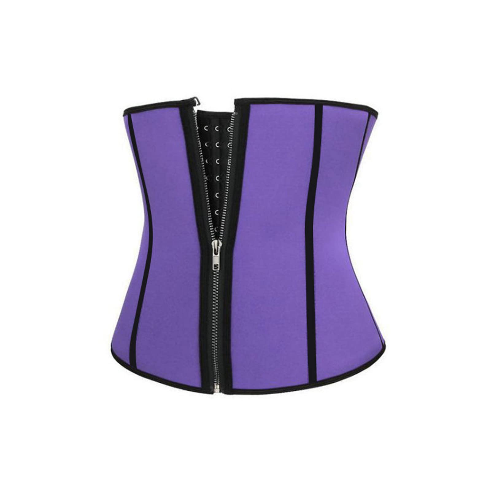 CHGBMOK Wrapping Waist Trainer for Ladies High Waist Tummy Control Corset Cincher Zipper Gym Fitness Shapewear Sport Girdle