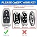 for Hyundai Key Fob Cover with Keychain, Premium TPU Key Case Shell for 2024 2023 2022 Hyundai Sonata, Tucson, Santa Cruz, Remote Smart Car Key Fob Protector（5 Buttons Gray）