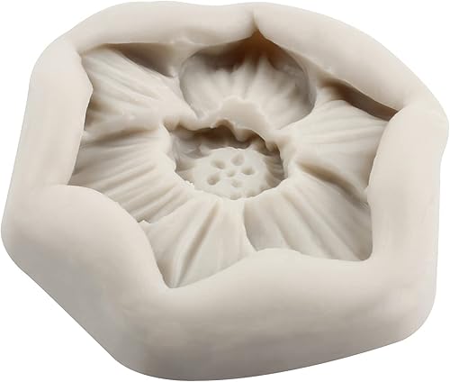 Miniatura 5 de Frangipani - Molde de silicona floral de plumeria, moldes de fondant de flores de hibisco para decoración de pasteles, decoración de cupcakes,