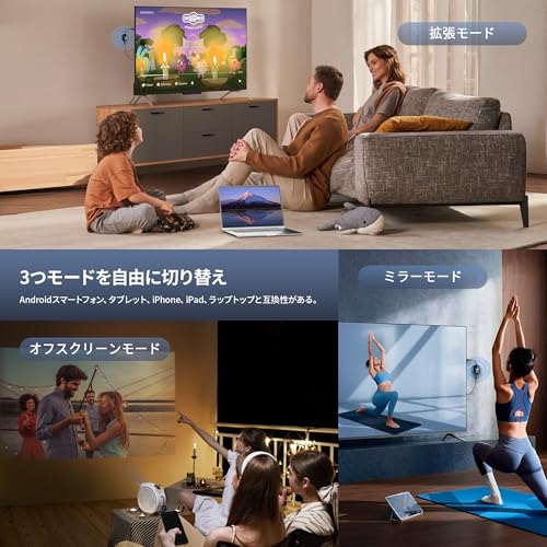 undefined ワイヤレス HDMIミラーキャスト【AIMIBO 2025新型】プラグ&プレイ 4k 2.4G/5G HDMIドングル ワイヤレスミラーリング iOS/Android/Windows/Mac OSスマートフォン/タブレット/PCの画面をテレビに映す 動画転送 大画面で楽しむ Airplay&DLNA& Miracast対応 の商品画像 5