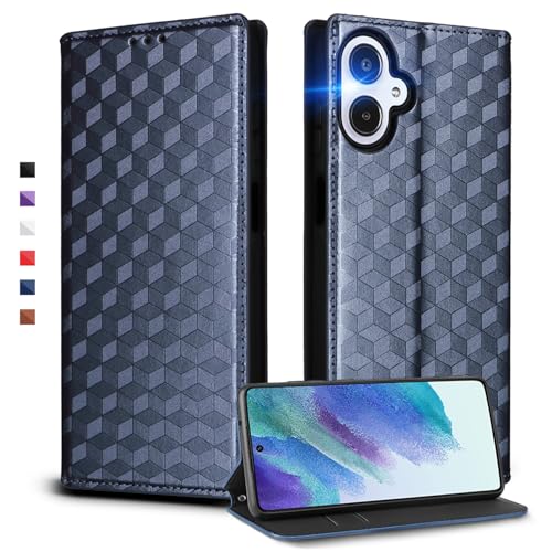 UnivoColors Galaxy A25 5G(SC-53F/SCG33) 対応手帳型ケース 高級合皮 カード収納 マグネット開閉 スタンド機能 ストラップホール付き TPUソフトバンパー 全面保護 カメラ保護 衝撃吸収 ビジネス おしゃれ カバー(ブ