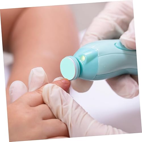 Miniatura 9 de 24 almohadillas para recortar uñas para niños pequeños, almohadillas eléctricas para lima de uñas para recién nacidos, almohadillas de repuesto