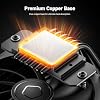 ID-COOLING IS-77-XT Black Low Profile CPU Air Cooler, 77mm Height, 6 Heatpipes, 120mm Slim PWM Fan, Compatible with Intel LGA1700/1200/115X & AMD AM5/AM4 Ideal for SFF & Mini-ITX PCs