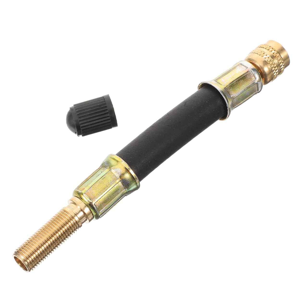 FELTECHELECTR Tire Inflator Extension Tube Durable Hose Connector for Rapid Inflation of Dual Wheel Tires Compatible with Air Compressors Motorcycles and Bicycles Leak Design