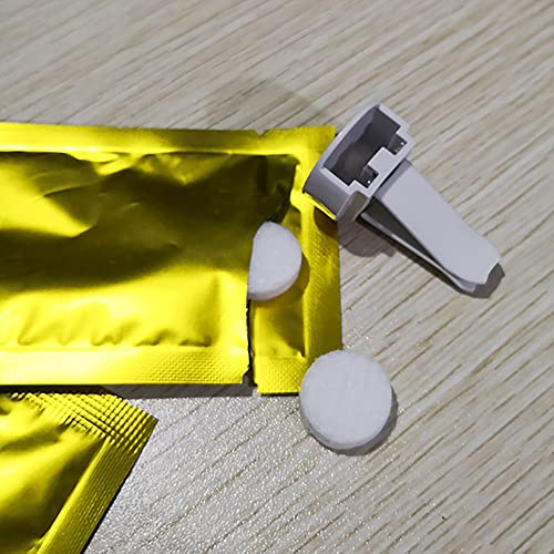 Image of GSHLLO 20 Pcs Unscented Aromatherapy Pads Essential Oil Perfume Diffuser Pads Aroma Oil Refill Pads Car Air Freshener Felt Pads for Home Car