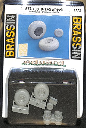 Eduard Brassin 1:72 B-17G Wheels roues en résine pour maquette Airfix EDB672130