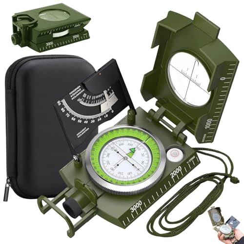 Brújula Militar Multifuncional con Clinómetro y Resistente miniatura 1