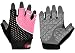 Womens Workout Gloves - Silicone Padding Firm Grip Cross Training Gloves for Weight Lifting, WODs, Pull-ups, Squats, Lunges, Deadlift, Thrusters, Non-Slip Grip & Callus Protector - Pink S