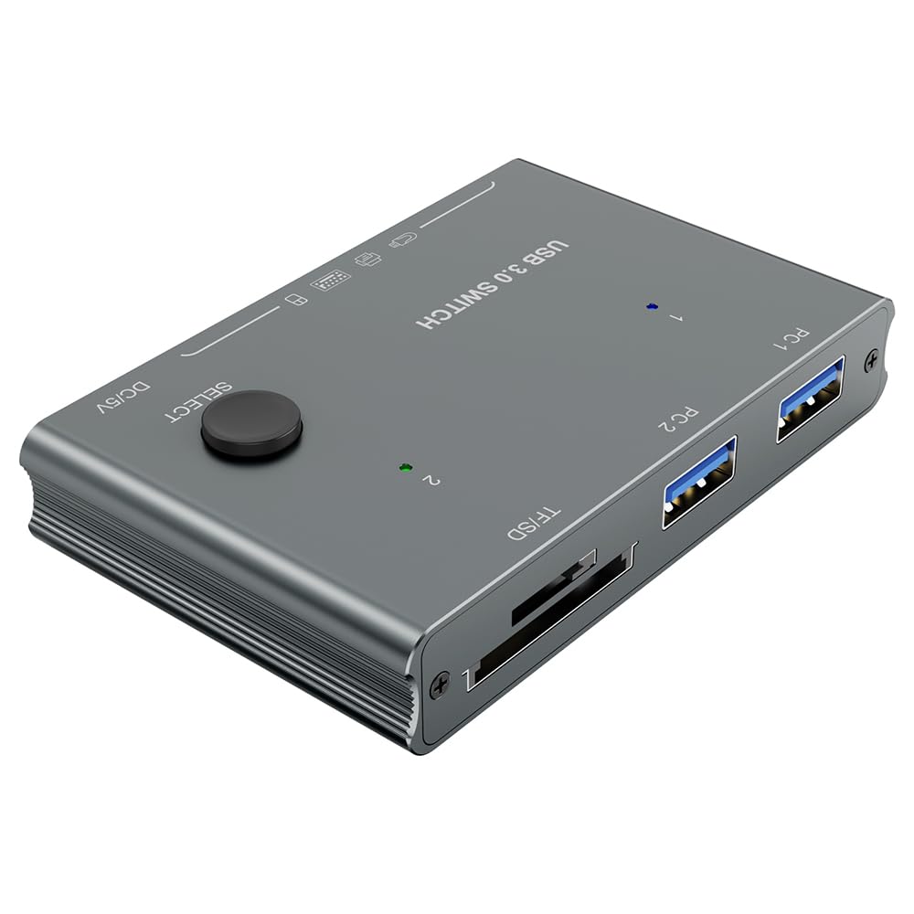 USB 3.0 Sharing Switcher High-Speed Multi-Function Interface for
