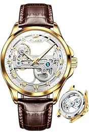 Amazon.co.jp: 自動巻き腕時計 メンズ 裏 スケルトン