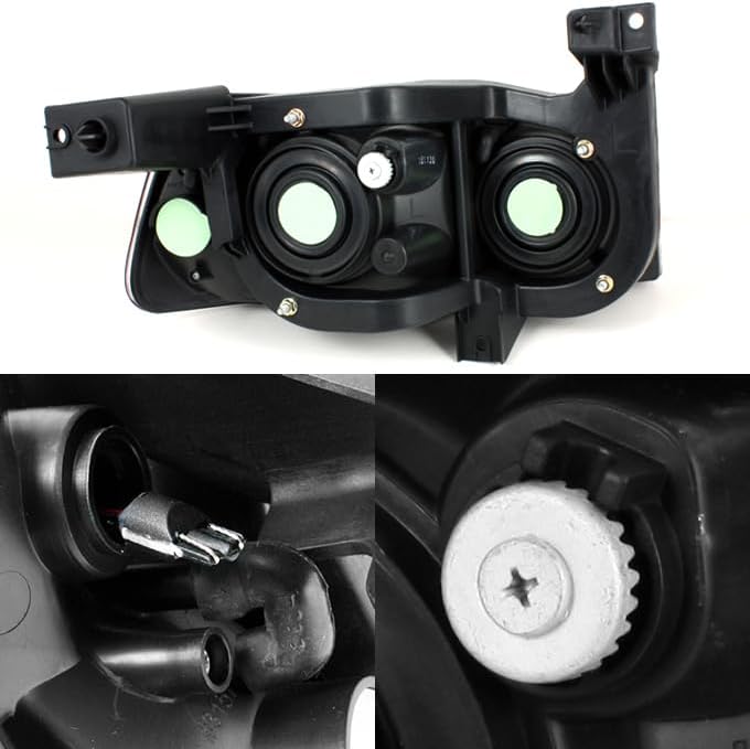 AKKON - For 06-10 Dodge Charger Smoke 1 Piece LED Headlights w/Corner Signal Lamps + Red Smoke Tail Lights Lamps
