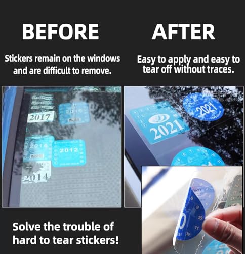 Image of Car Windshield Sticker, Windshield Applicator, Clear Window Cling for Car (10PCS /8.3X11.7)