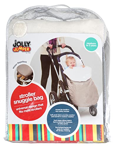 Image of Jolly Jumper Water Resistant Snuggle Bag Stroller - Grey