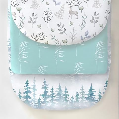 Cambria Baby Organic Cotton Bassinet Sheets Cover