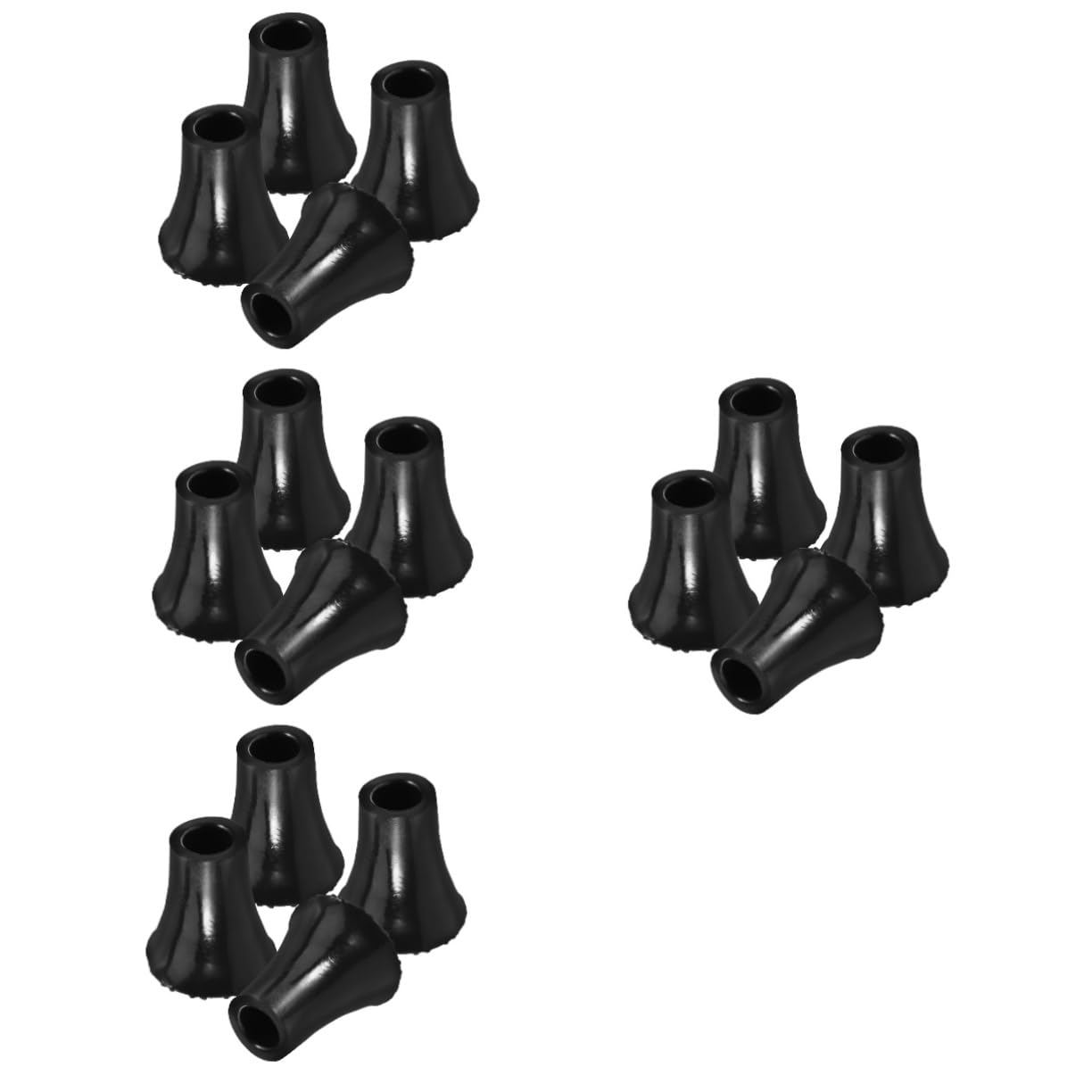 CALLARON 4 Juegos De Almohadillas Para Muletas Puntas De Repuesto Para Muletas Accesorios Para Muletas Puntas De Repuesto Para Bastones Puntas De Repuesto Para 4 piezas x 4