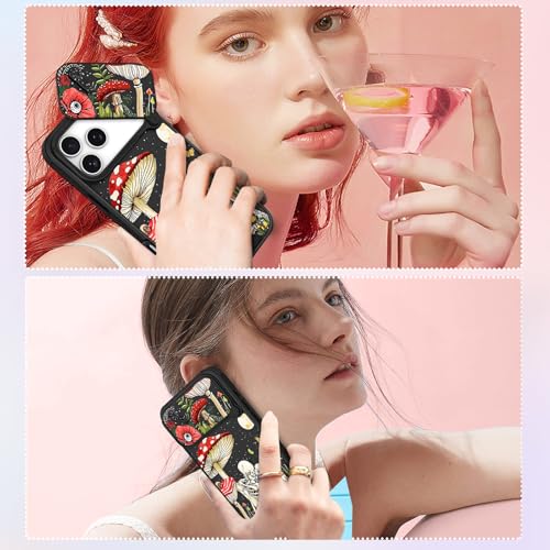 Image of Funermei for iPhone 17 Pro Max Case - Women Girls Cute Phone Cover Pretty Girly Aesthetic Black Butterfly Unique Design with Slide Camera Cover and Dual Protection Funda for iPhone 17 Pro Max Case