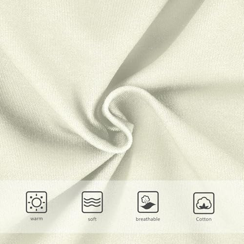 Joisal Cotton Girls Underwear Toddlers Light Yellow Beige Cute Panties Girl Artistic Briefs Kids Undies 2t3