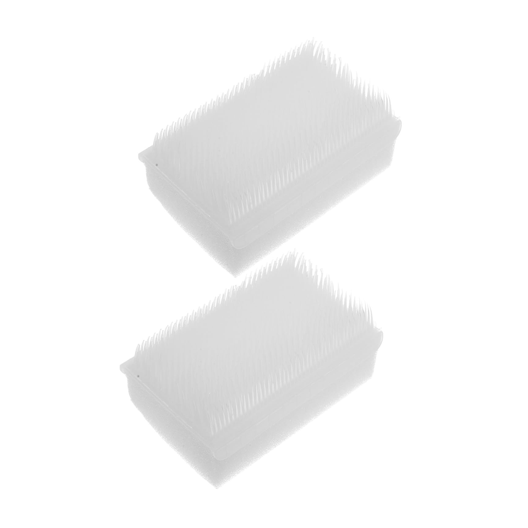 Set 2 Spazzole Sensoriali per Terapia Occupazionale Ragazzo Ragazza Disabilità Sensoriali Effetto Calmante e Attenzione Migliorata Clinica Portatile Bianco