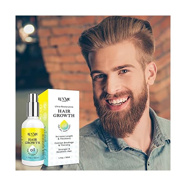 Luv-Me-Care-Hair-Growth-Oil-with-Caffeine-and-Biotin-2-Pack-Biotin-hair-growth-serum-for-Stronger-Thicker-Longer-Hair-17-oz Luv Me Care Hair Growth Oil with Biotin and Castor oil 2 Pack - Biotin hair growth serum for Stronger, Thicker, Longer Hair 1.7 oz