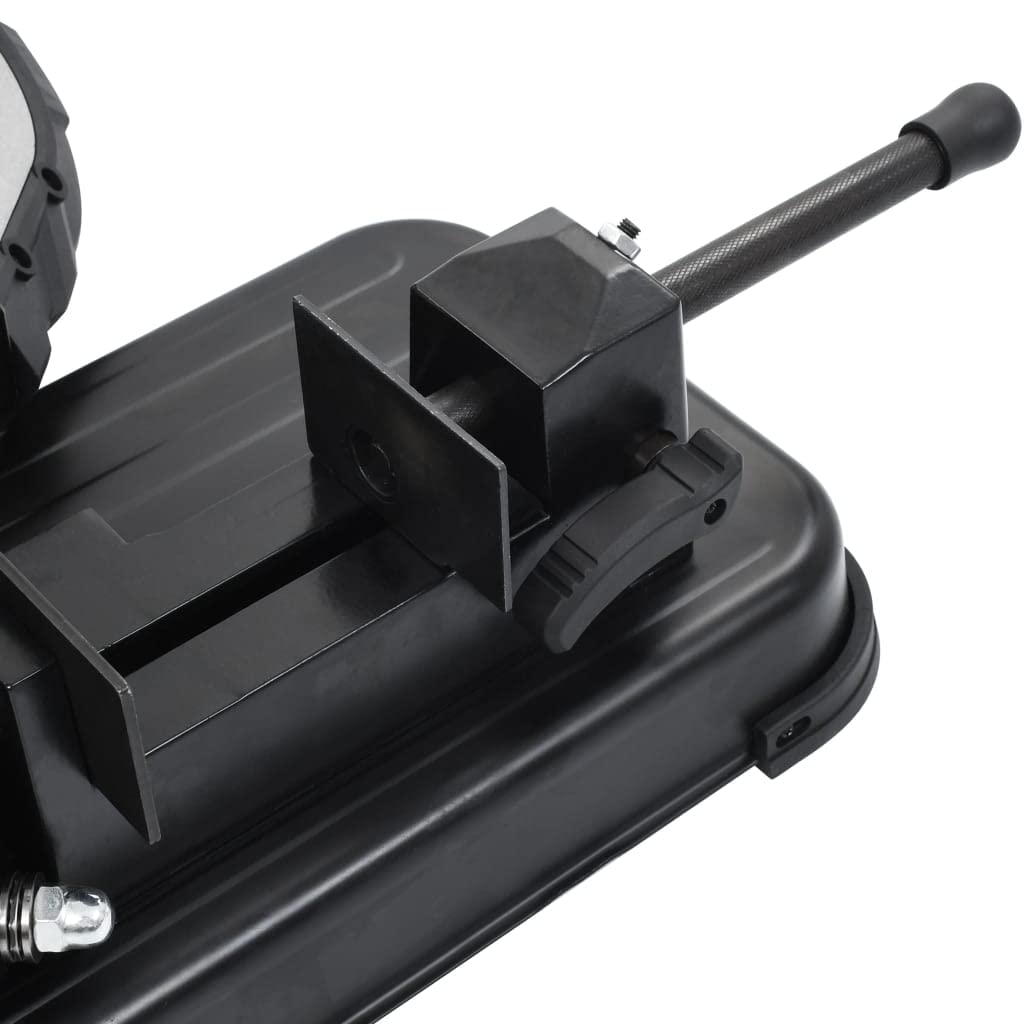 vidaXL Sega a Nastro con Base e Custodia Portatile Rapida Precisa Versatile Struttura Robusta Velocità Tavolo Inclinabile Saracco Seghetto in Acciaio