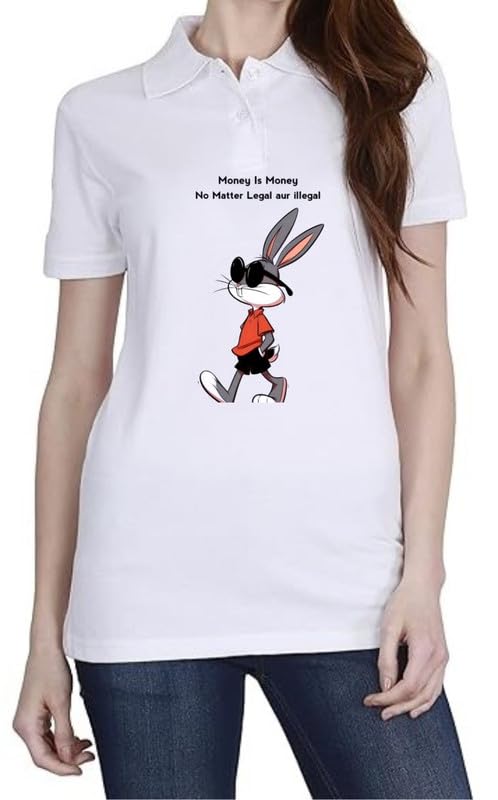 Money is Money White Women Polo T-Shirt-image-21