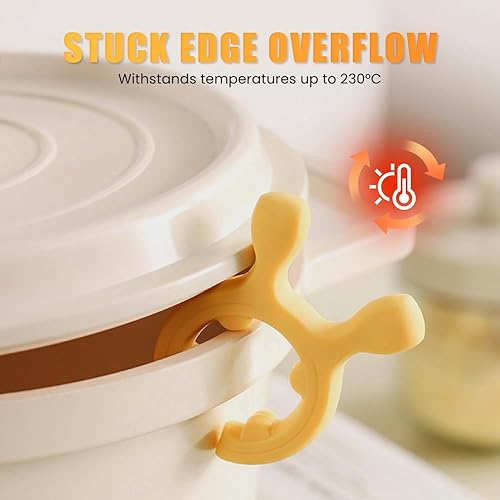 Miniatura 4 de Soporte de espátula de silicona multifunción con mango de olla, soporte antideslizante para cucharas, organizador de estufa, utensilios de cocina,