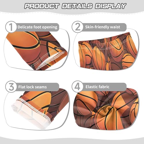 Bolaz Toddler Girls Leggings Printed Yoga Pants Leggings Basketball for Kids3