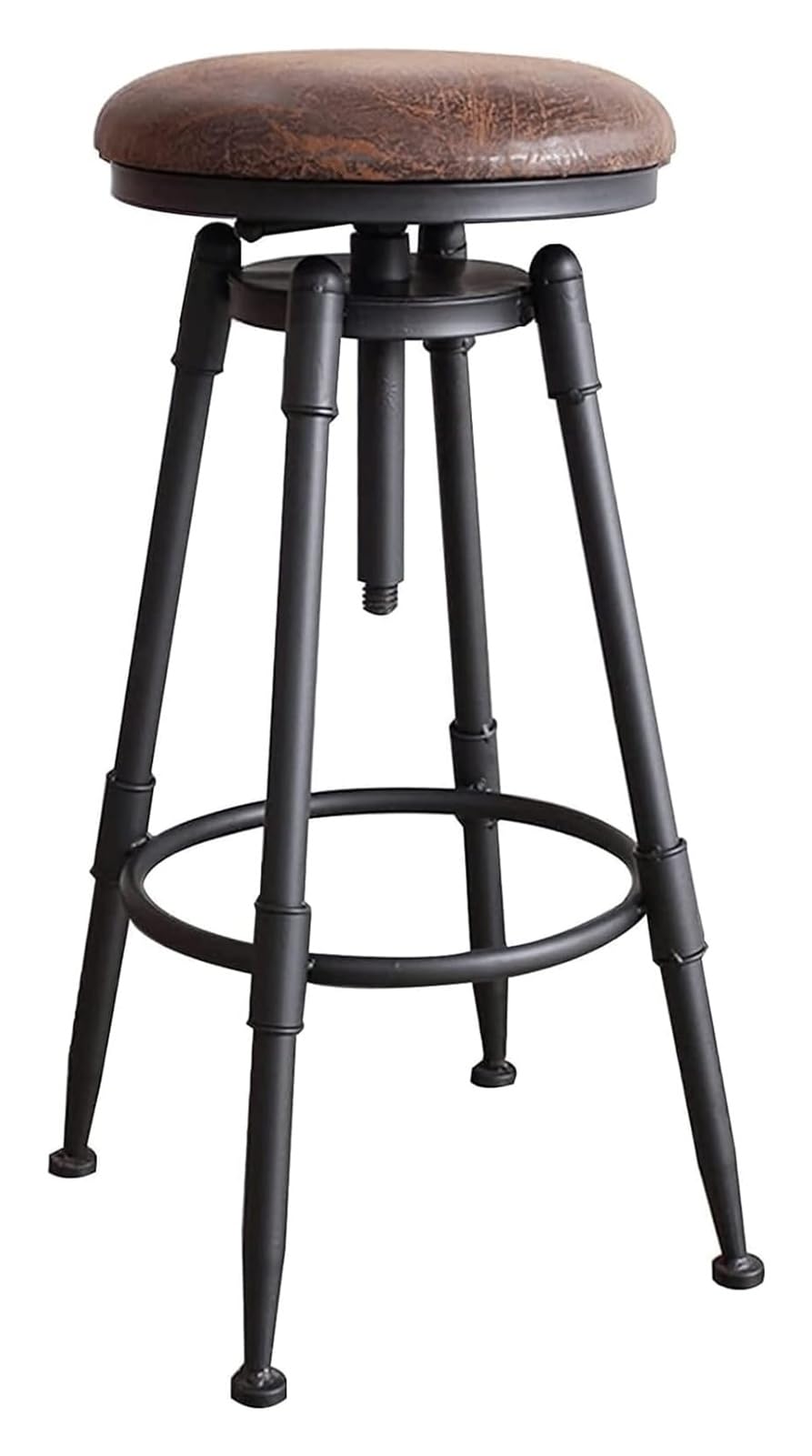 Amazon｜カウンター椅子 ヴィンテージ回転スツール、スパイラル調節